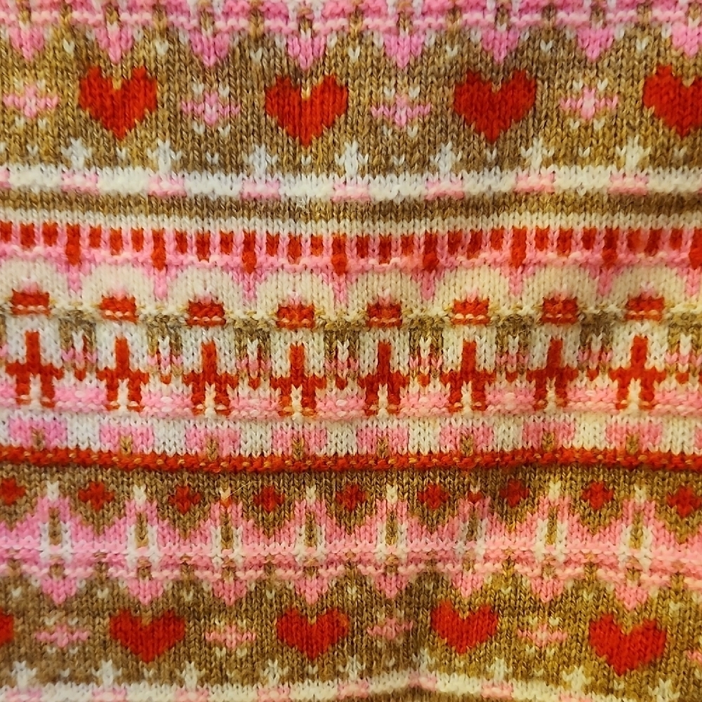 J. Crew Pink and Brown Patterned Sweater - Picture 5 of 10